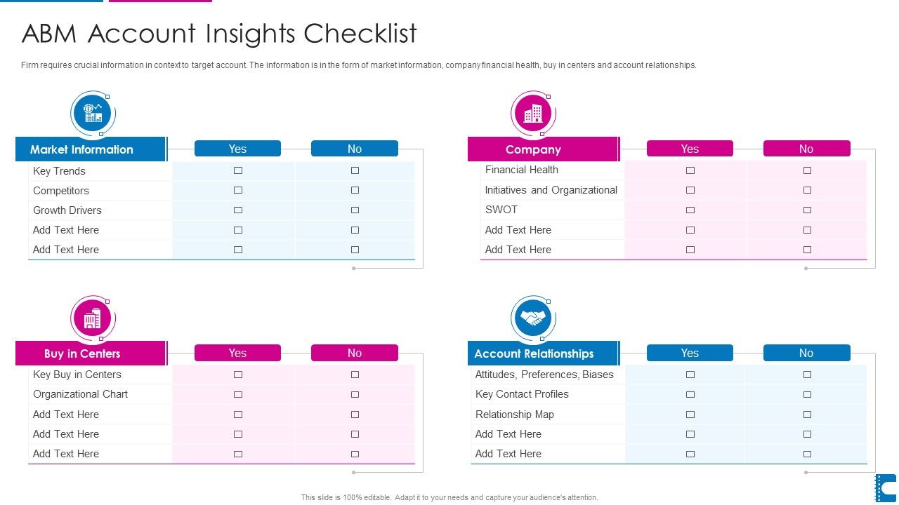 How_To_Administer_Accounts_To_Increase_Sales_Revenue_ABM_Account_Insights_Checklist_Diagrams_PDF_Slide_1.jpg