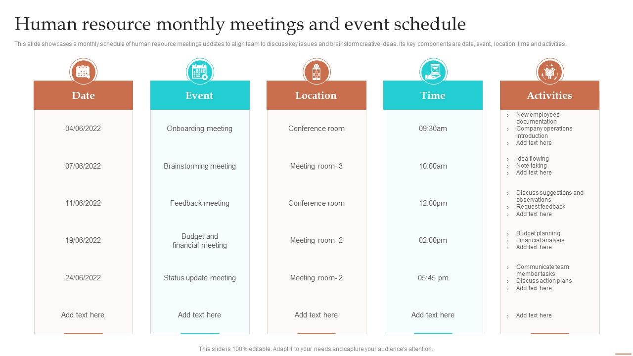 Human_Resource_Monthly_Meetings_And_Event_Schedule_Ppt_Summary_Slideshow_PDF_Slide_1.jpg