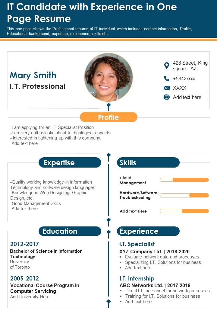 IT_Candidate_With_Experience_In_One_Page_Resume_PDF_Document_PPT_Template_Slide_1.jpg