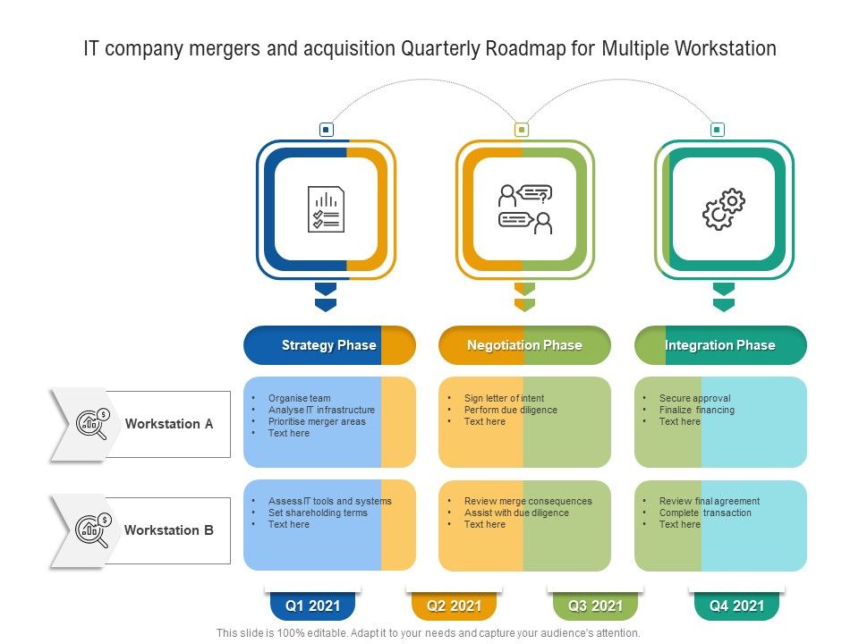 IT_Company_Mergers_And_Acquisition_Quarterly_Roadmap_For_Multiple_Workstation_Themes_Slide_1.jpg