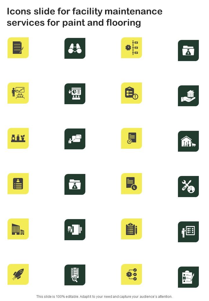 Icons_Slide_For_Facility_Maintenance_Services_For_Paint_And_Flooring_One_Pager_Sample_Example_Document_Slide_1.jpg