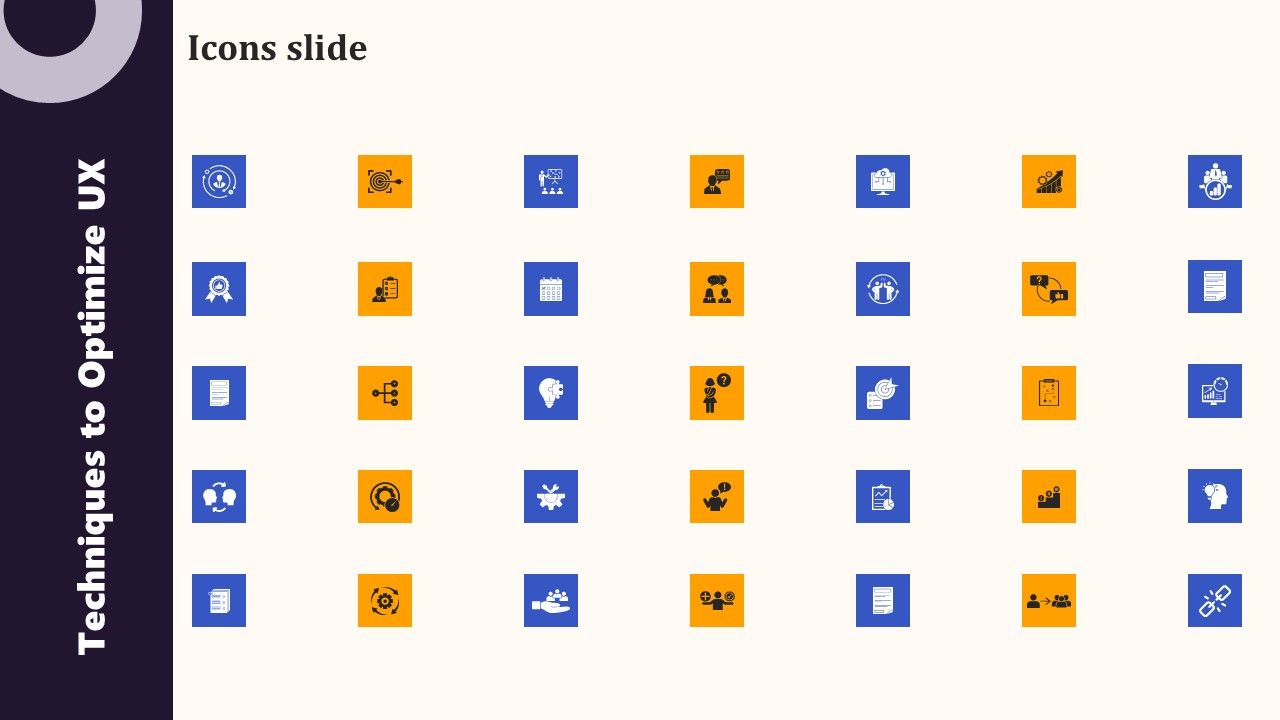 Icons_Slide_Techniques_To_Optimize_UX_Ppt_PowerPoint_Presentation_File_Show_PDF_Slide_1.jpg