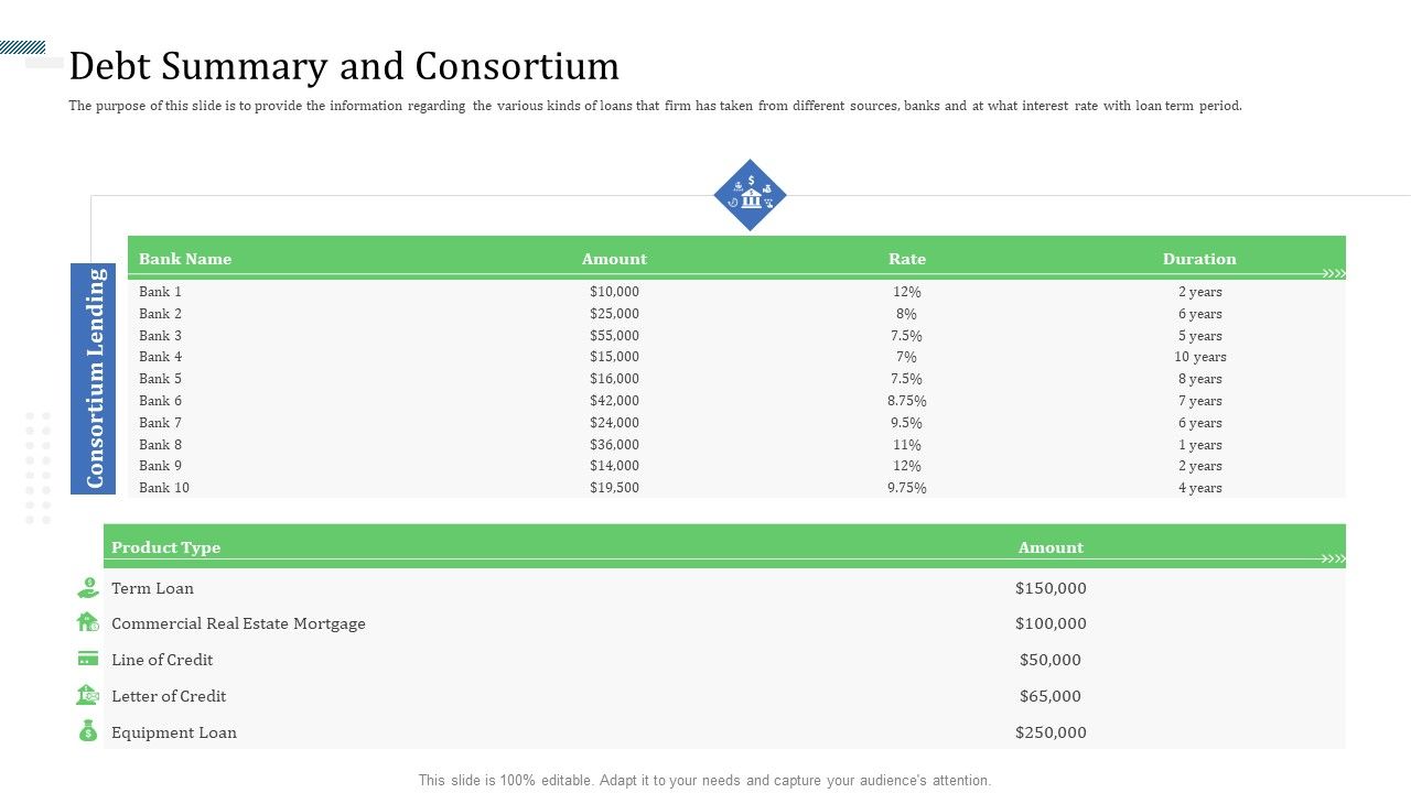 Identify_Capital_Structure_Of_Firm_Debt_Summary_And_Consortium_Professional_PDF_Slide_1.jpg