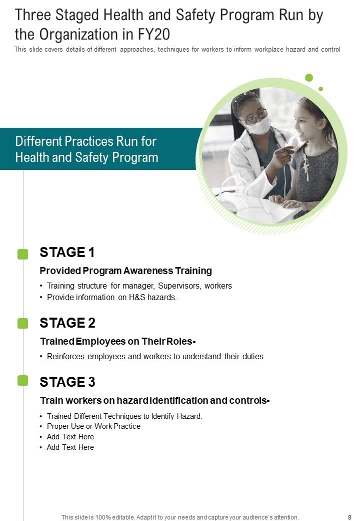 Illustration Of Healthcare And Wellness Yearly Summary One Pager Documents