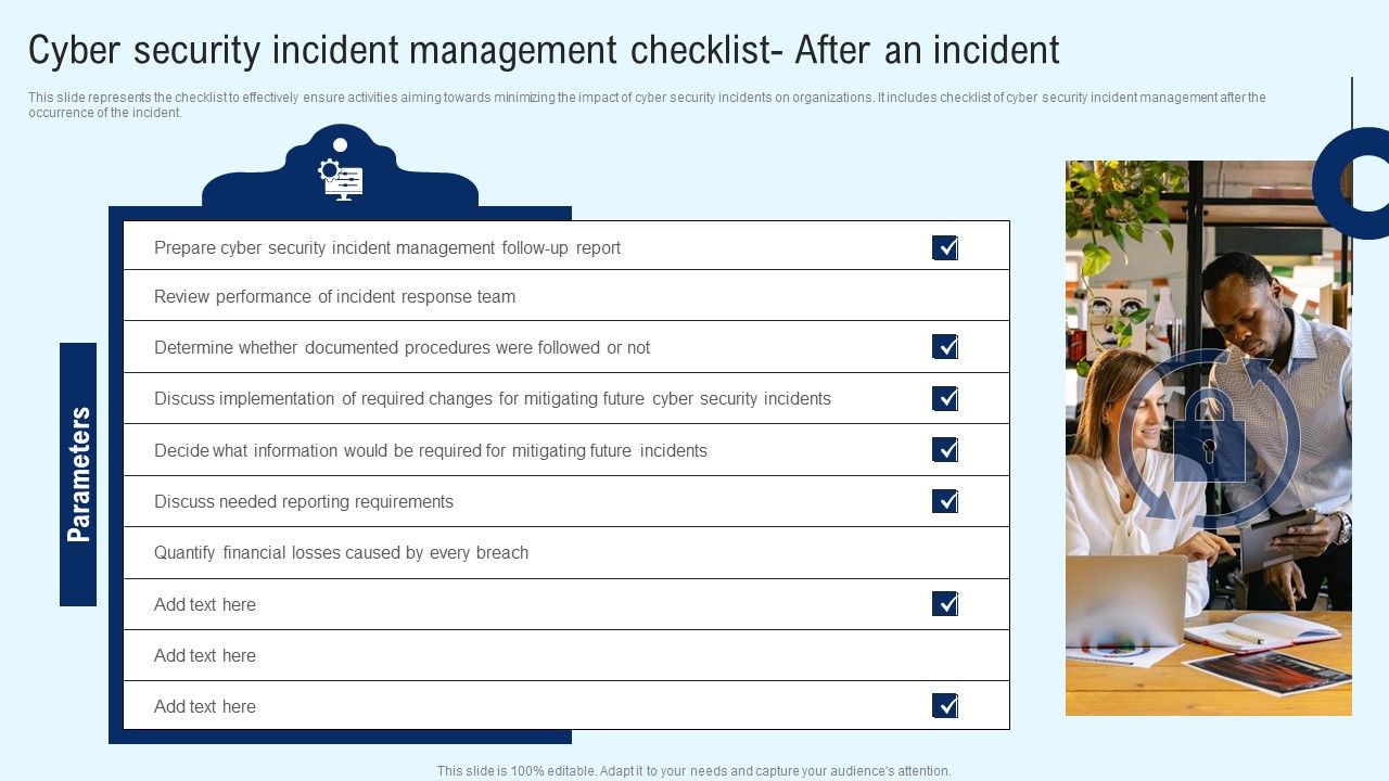 Implementing_Cyber_Security_Incident_Cyber_Security_Incident_Checklist_After_An_Incident_Infographics_PDF_Slide_1.jpg