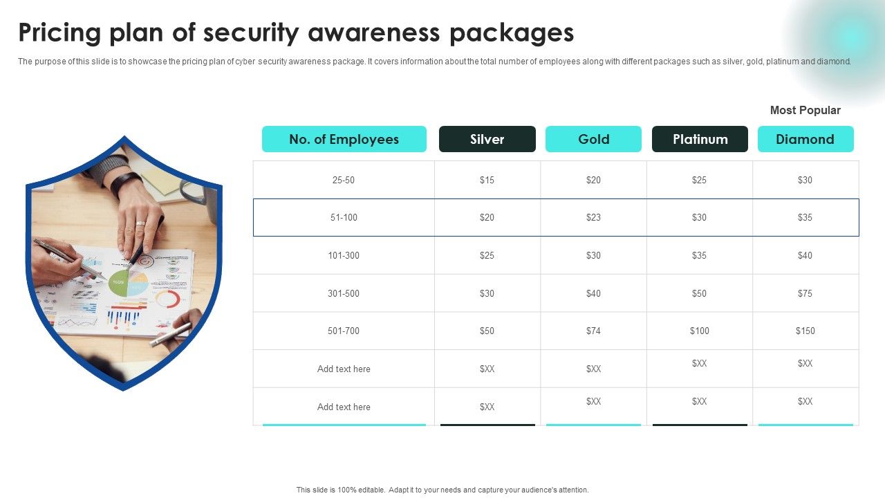 Implementing_Cybersecurity_Awareness_Program_To_Prevent_Attacks_Pricing_Plan_Of_Security_Awareness_Packages_Template_PDF_Slide_1.jpg