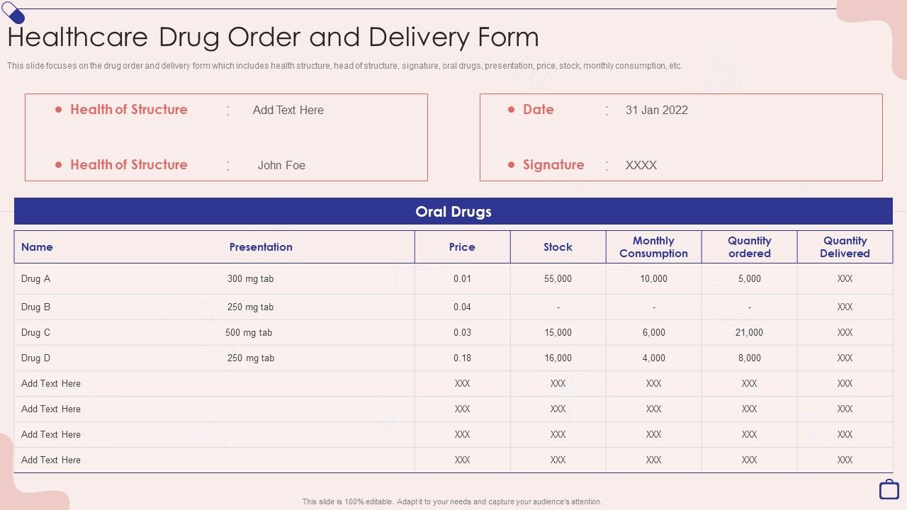 Implementing_Integrated_Software_Healthcare_Drug_Order_And_Delivery_Form_Designs_PDF_Slide_1.jpg