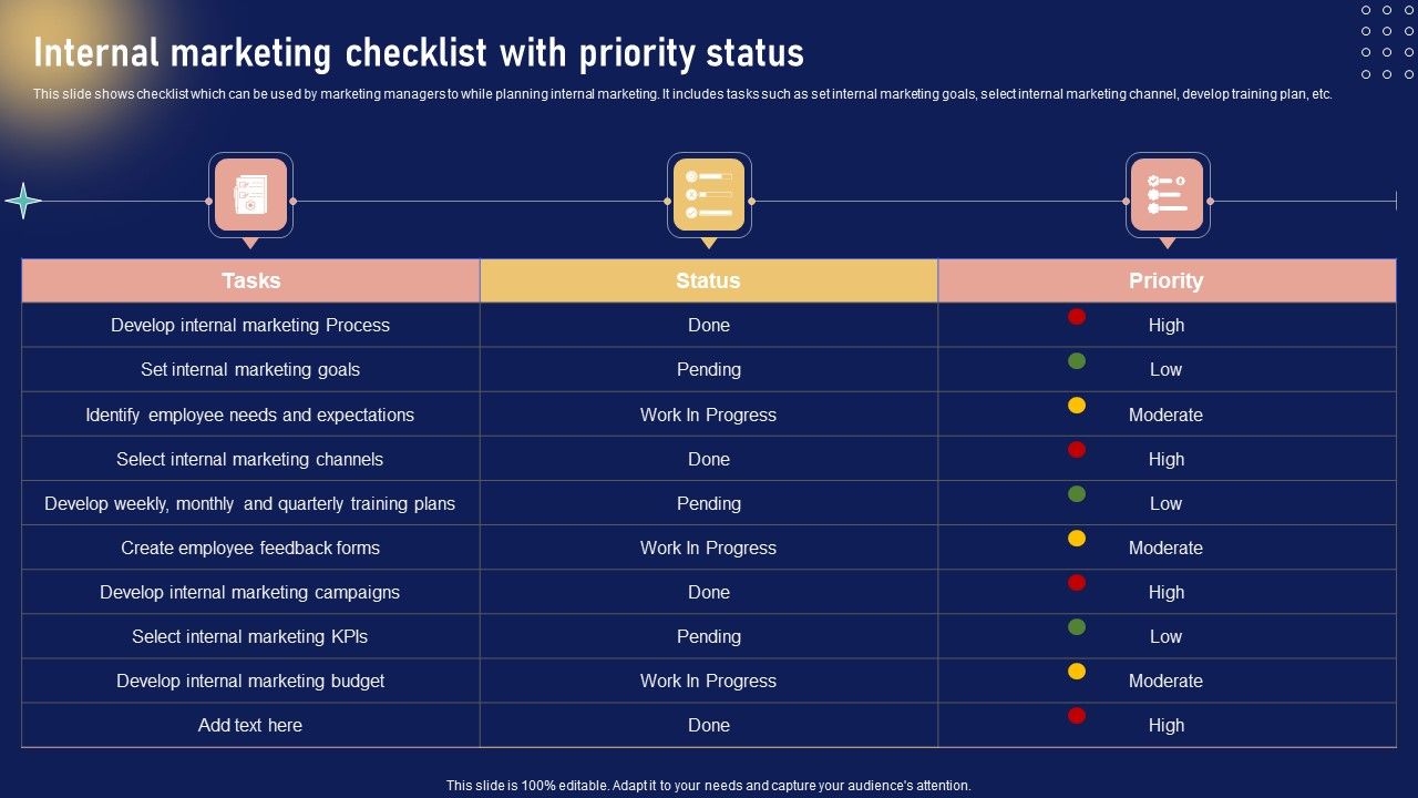 Implementing_Internal_Marketing_Internal_Marketing_Checklist_With_Priority_Status_Pictures_PDF_Slide_1.jpg