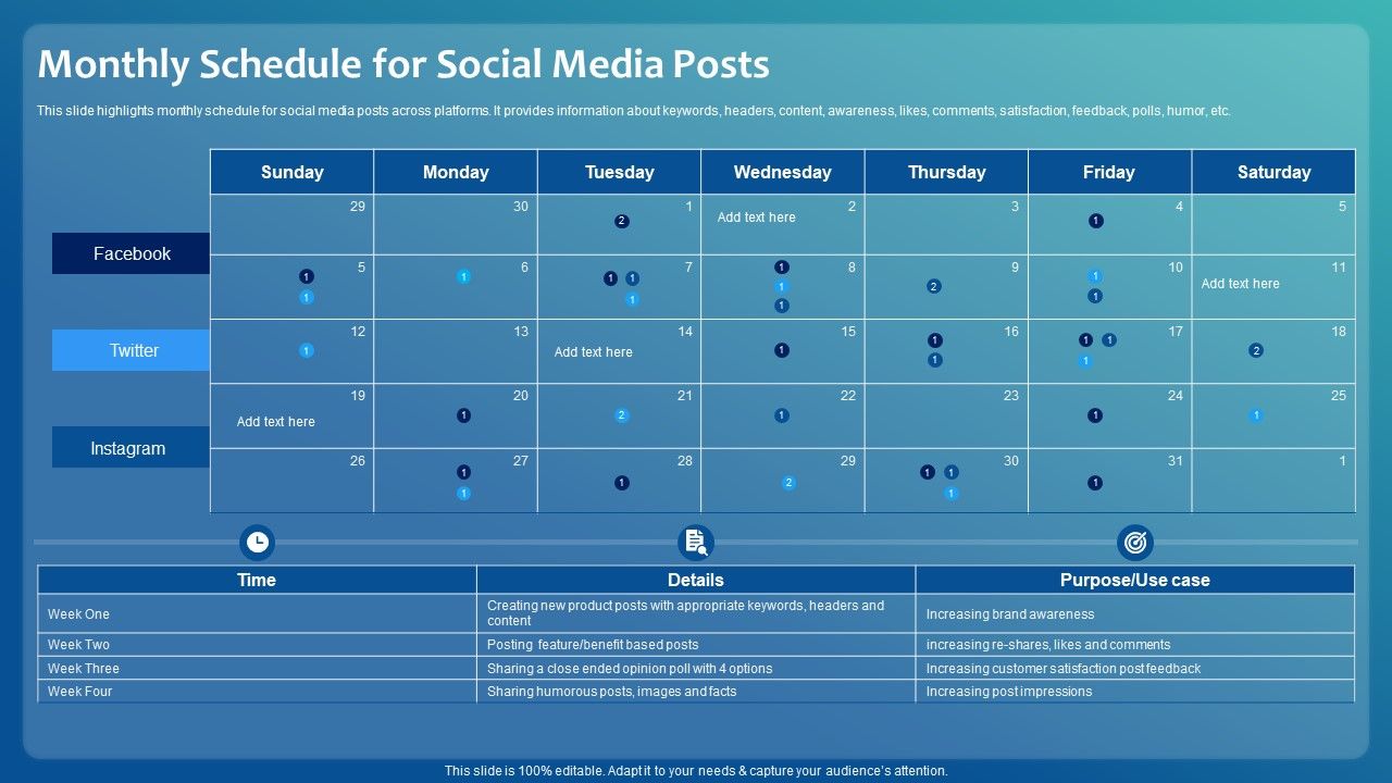 Improving_Digital_Community_Engagement_Strategy_Monthly_Schedule_For_Social_Media_Posts_Formats_PDF_Slide_1.jpg