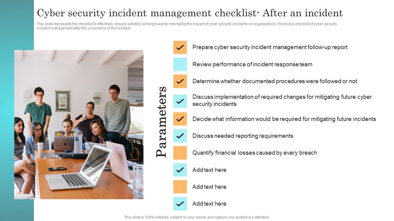 Incident_Response_Techniques_Deployement_Cyber_Security_Incident_Management_Checklist_After_An_Incident_Summary_PDF_Slide_1.jpg