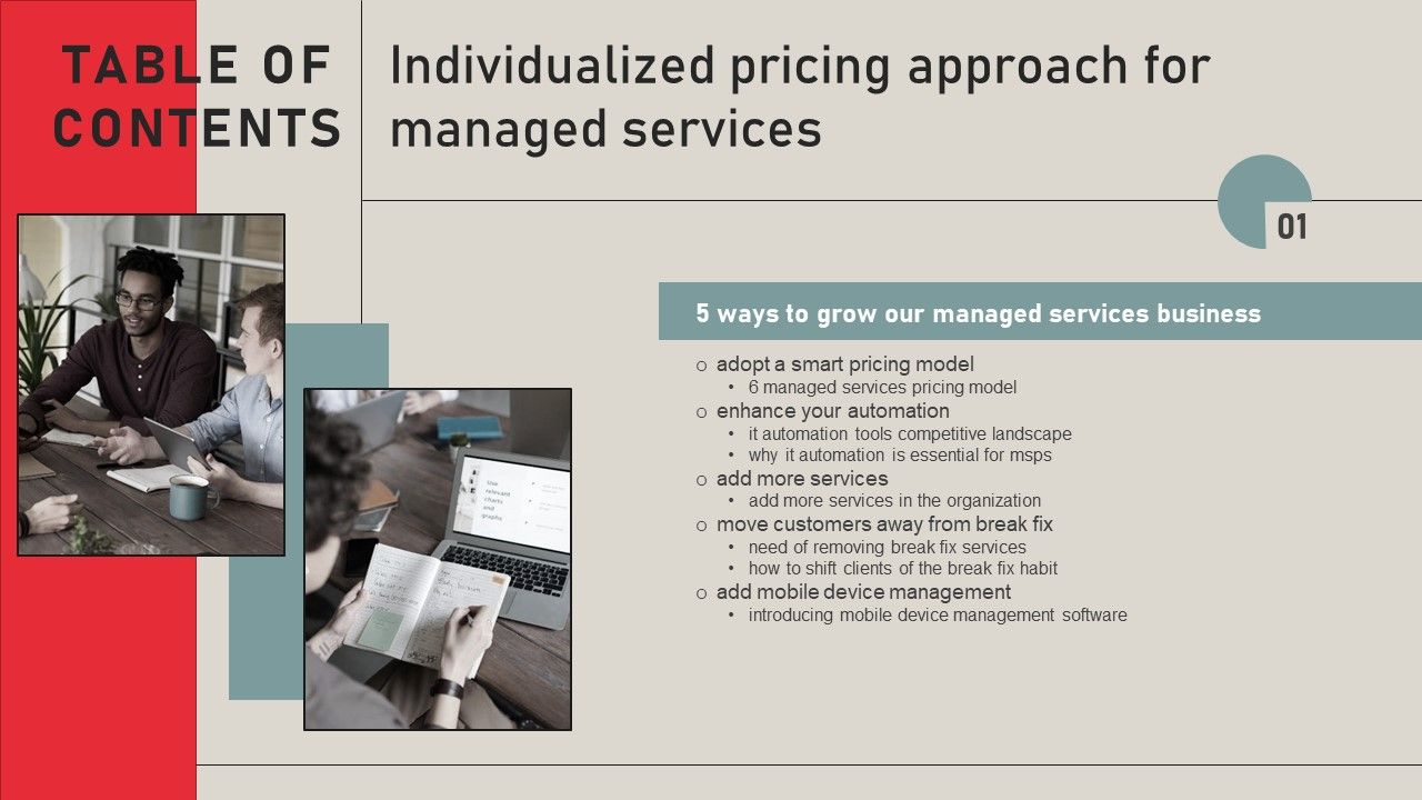 Individualized_Pricing_Approach_For_Managed_Services_Table_Of_Contents_Guidelines_PDF_Slide_1.jpg