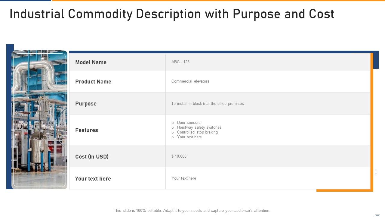 Industrial_Commodity_Description_With_Purpose_And_Cost_Background_PDF_Slide_1.jpg