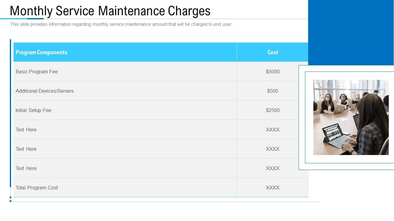 Information_Technology_Facility_Flow_Administration_Monthly_Service_Maintenance_Charges_Diagrams_PDF_Slide_1.jpg