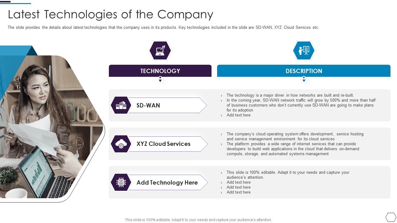 Information_Technology_Firm_Report_Example_Latest_Technologies_Of_The_Company_Background_PDF_Slide_1.jpg