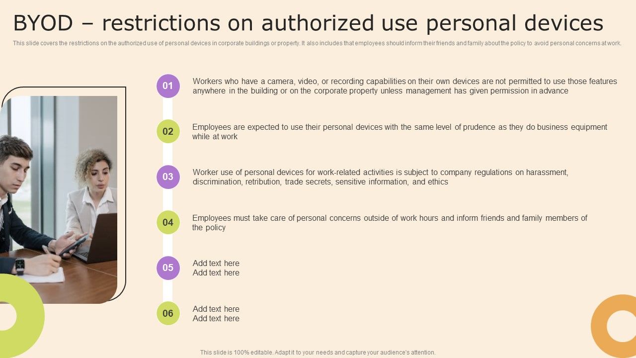 Information_Technology_Policy_And_Processes_BYOD_Restrictions_On_Authorized_Use_Personal_Devices_Portrait_PDF_Slide_1.jpg