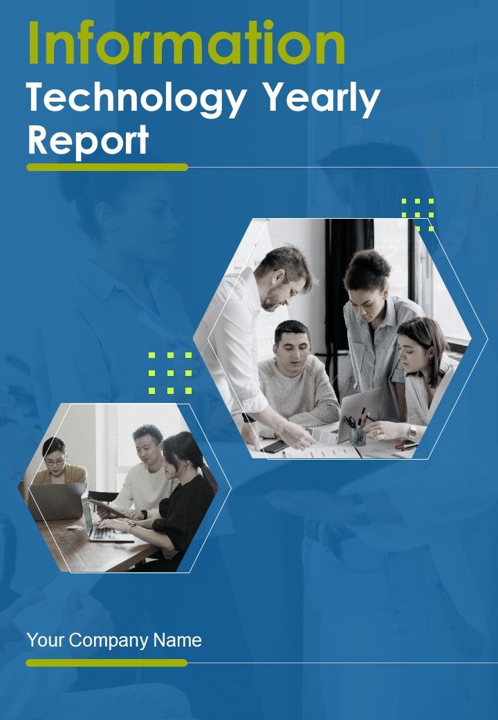 Information Technology Yearly Report One Pager Documents Slide01