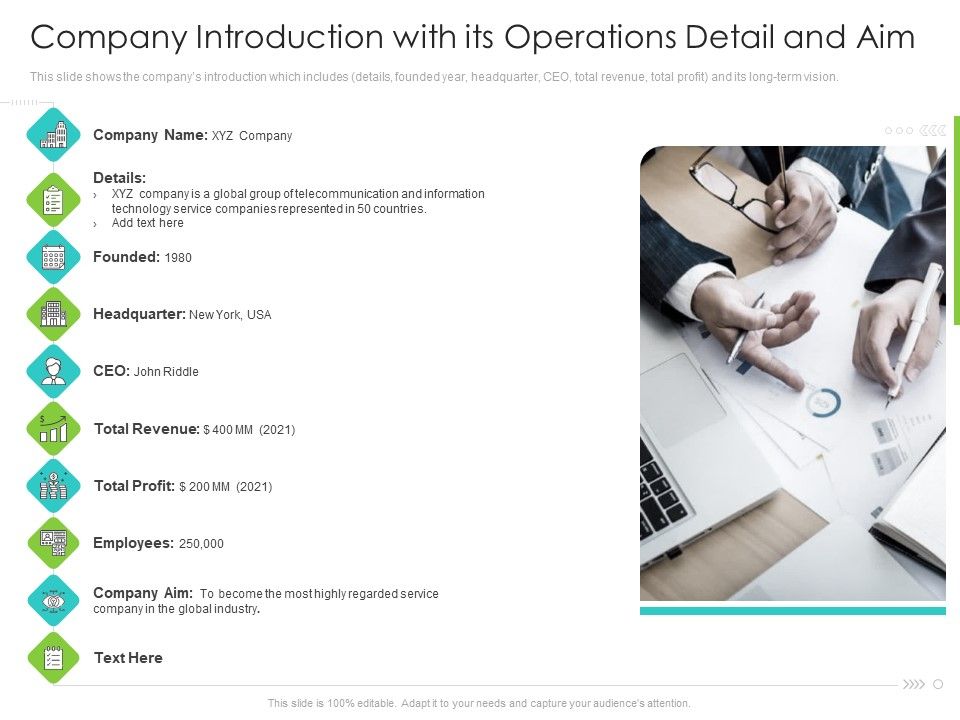 Infrastructure_Administration_Procedure_Maturity_Model_Company_Introduction_With_Its_Operations_Detail_And_Aim_Pictures_PDF_Slide_1.jpg