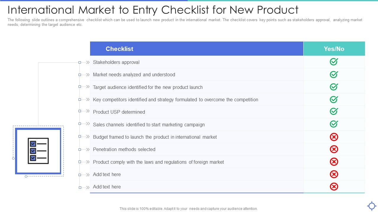 International_Market_To_Entry_Checklist_For_New_Product_Ppt_PowerPoint_Presentation_Gallery_Backgrounds_PDF_Slide_1.jpg