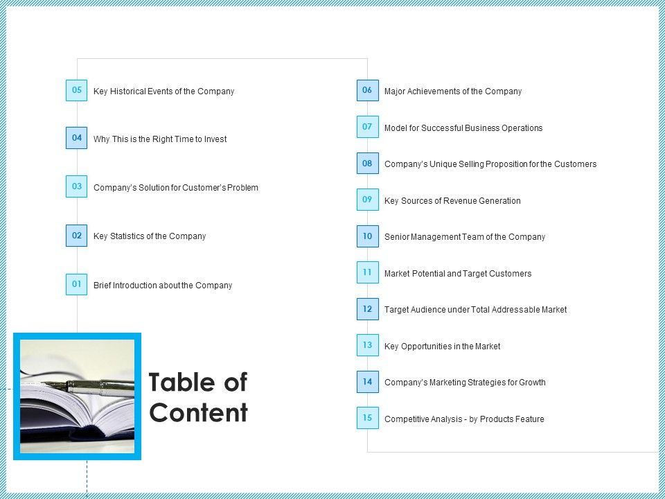 Investment_Pitch_To_Generating_Capital_From_Mezzanine_Credit_Table_Of_Content_Structure_PDF_Slide_1.jpg