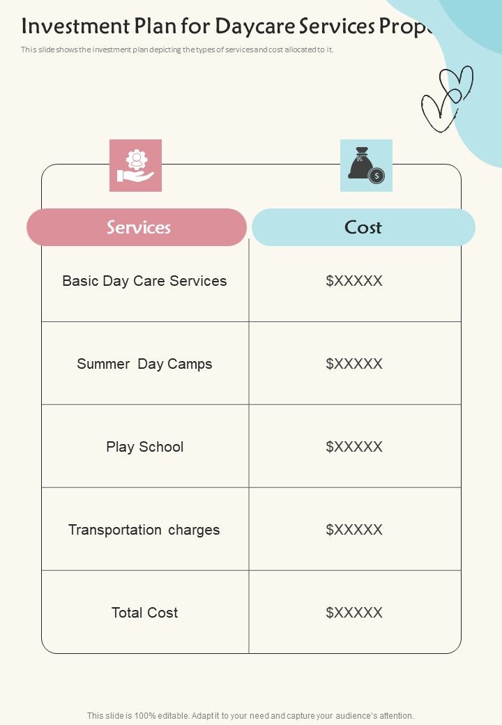 Investment_Plan_For_Daycare_Services_Proposal_One_Pager_Sample_Example_Document_Slide_1.jpg