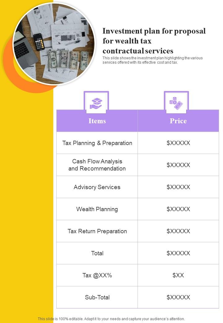 Investment_Plan_For_Proposal_For_Wealth_Tax_Contractual_Services_One_Pager_Sample_Example_Document_Slide_1.jpg