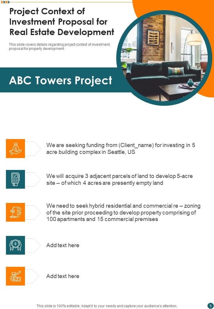 Investment Proposal For Real Estate Development Example Document Report Doc Pdf Ppt