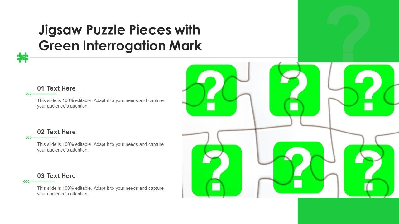 Jigsaw_Puzzle_Pieces_With_Green_Interrogation_Mark_Ppt_PowerPoint_Presentation_File_Outline_PDF_Slide_1.jpg