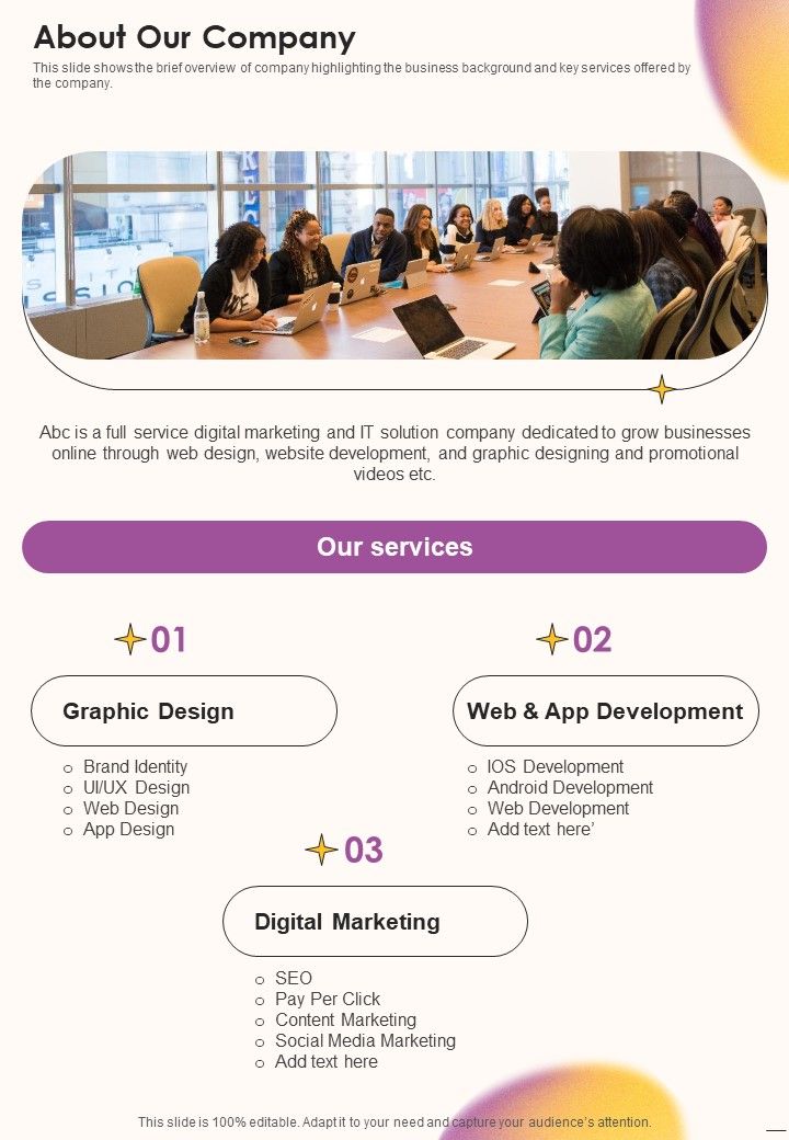 Job Vacancy Proposal About Our Company One Pager Sample Example Document Slide01