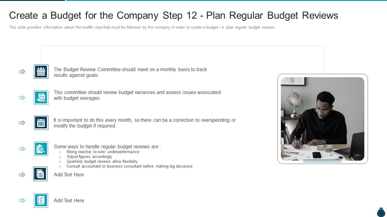 Key_Elements_And_Techniques_Of_A_Budgeting_System_Create_A_Budget_For_The_Company_Step_12_Plan_Regular_Budget_Reviews_Microsoft_PDF_Slide_1.jpg