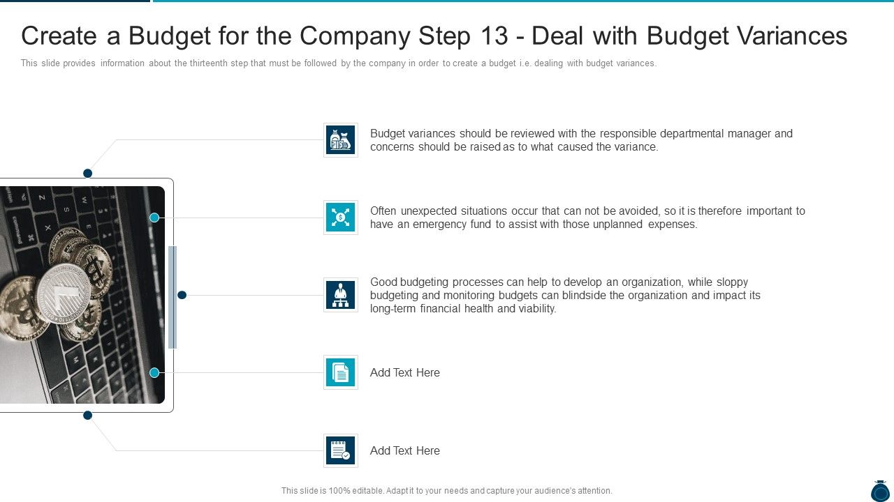 Key_Elements_And_Techniques_Of_A_Budgeting_System_Create_A_Budget_For_The_Company_Step_13_Deal_With_Budget_Variances_Elements_PDF_Slide_1.jpg
