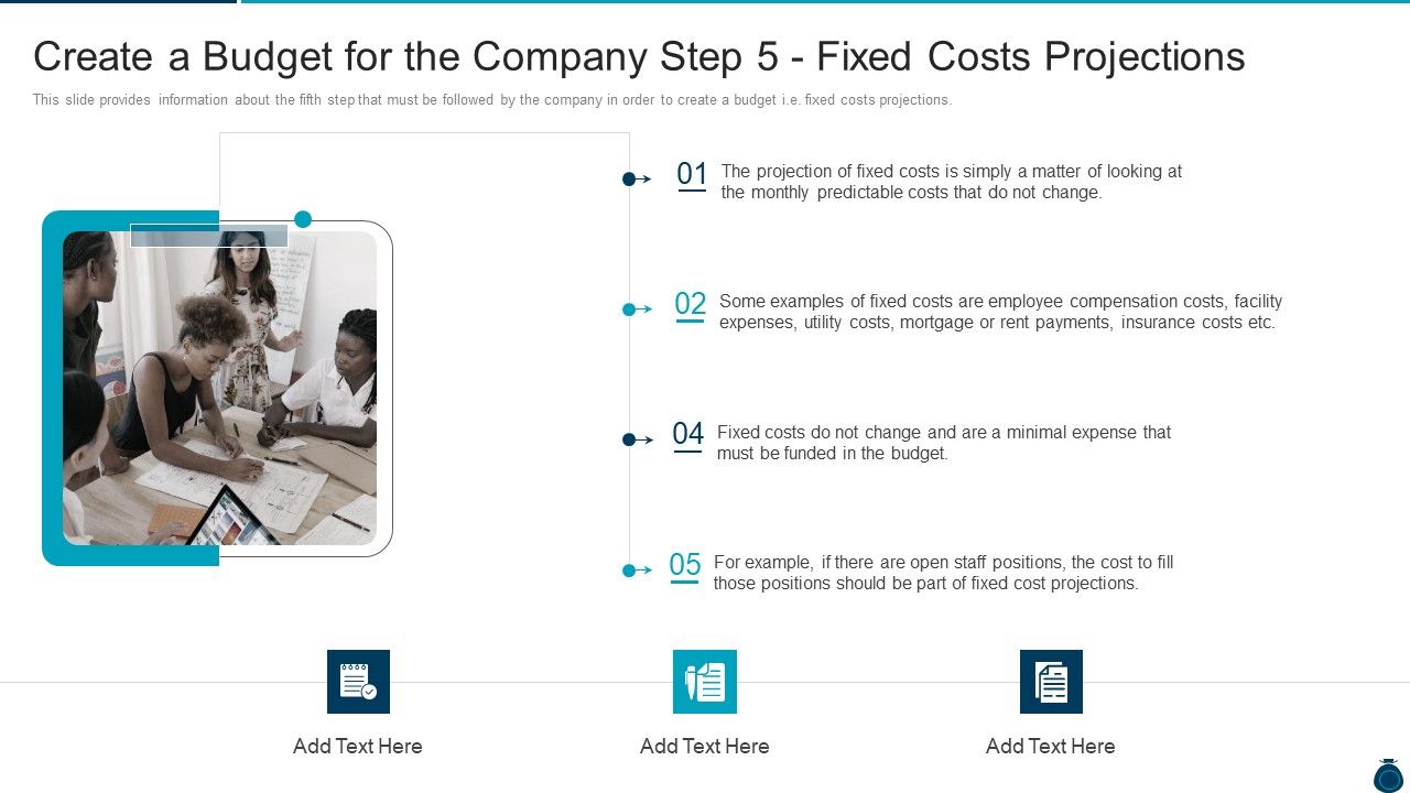 Key_Elements_And_Techniques_Of_A_Budgeting_System_Create_A_Budget_For_The_Company_Step_5_Fixed_Costs_Projections_Formats_PDF_Slide_1.jpg