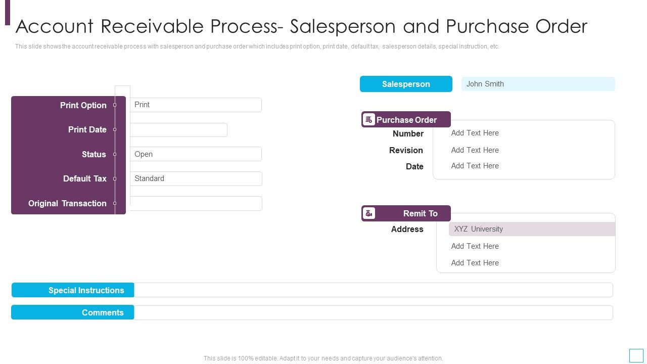 Key_Strategies_For_Account_Receivable_Process_Salesperson_And_Purchase_Order_Demonstration_PDF_Slide_1.jpg