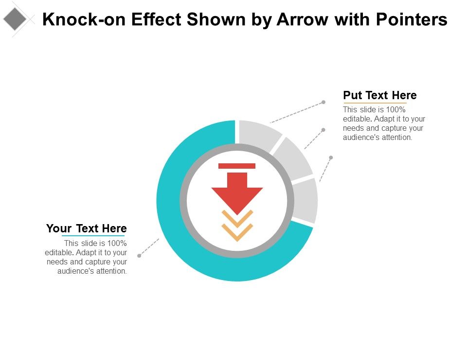 Knock_On_Effect_Shown_By_Arrow_With_Pointers_Ppt_PowerPoint_Presentation_Gallery_Influencers_PDF_Slide_1.jpg