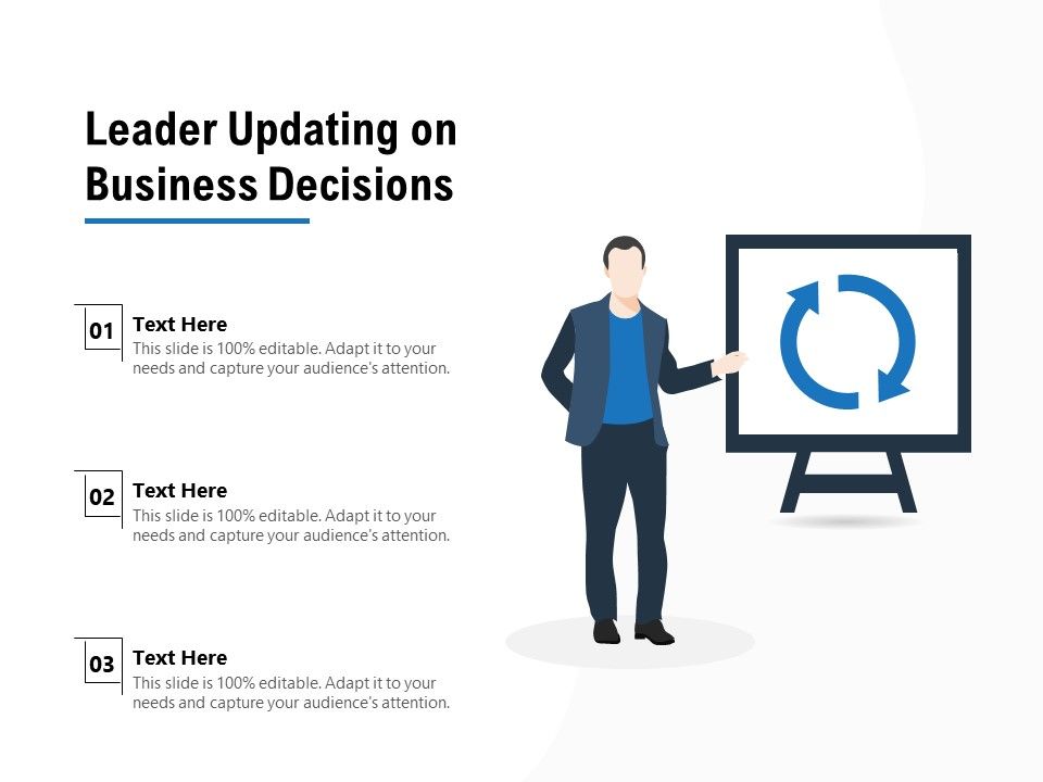 Leader_Updating_On_Business_Decisions_Ppt_PowerPoint_Presentation_Model_Influencers_PDF_Slide_1.jpg