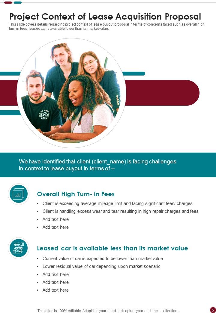 Lease Acquisition Proposal Example Document Report Doc Pdf Ppt