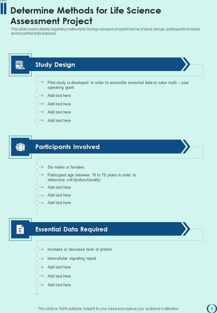 Life Science Assessment Project Proposal Example Document Report Doc Pdf Ppt