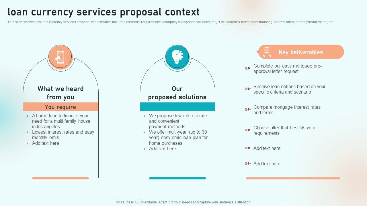 Loan_Currency_Services_Proposal_Context_Ppt_Summary_Format_Ideas_PDF_Slide_1.jpg