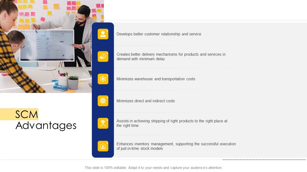 Logistic_Network_Administration_Solutions_SCM_Advantages_Ppt_Pictures_Background_PDF_Slide_1.jpg