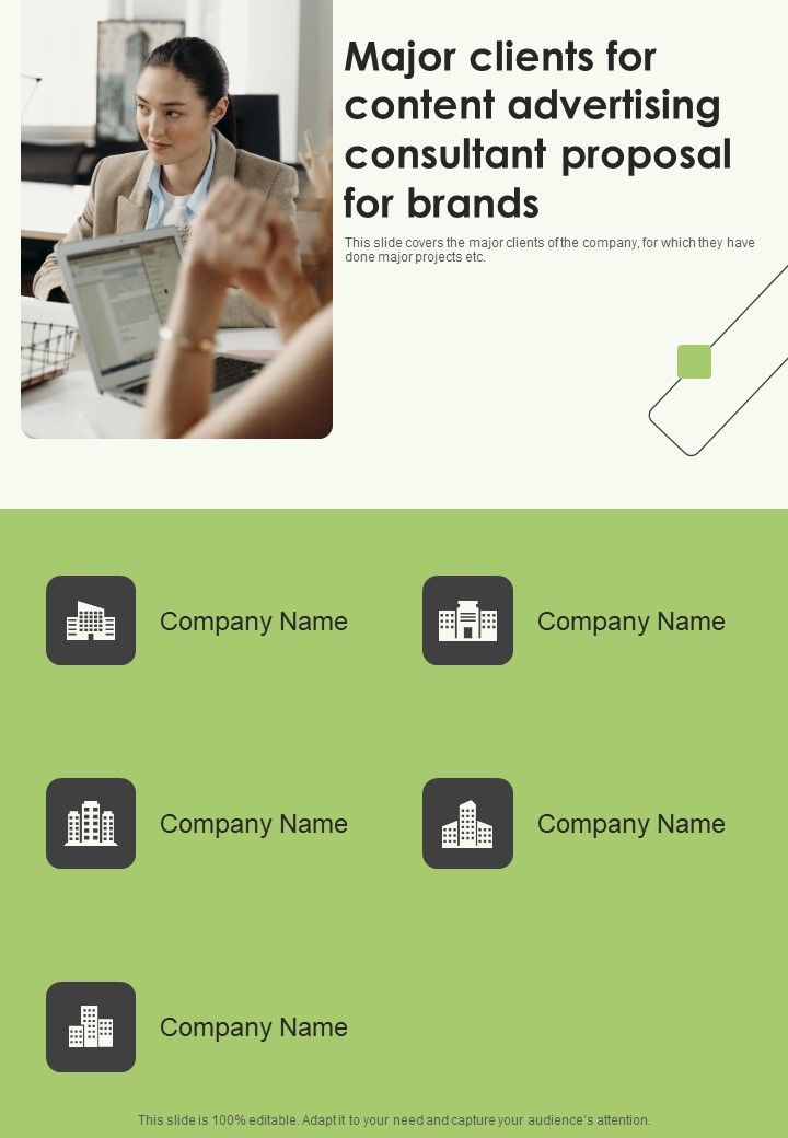 Major_Clients_For_Content_Advertising_Consultant_Proposal_For_Brands_One_Pager_Sample_Example_Document_Slide_1.jpg