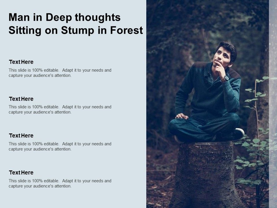 Man_In_Deep_Thoughts_Sitting_On_Stump_In_Forest_Ppt_PowerPoint_Presentation_Model_Microsoft_Slide_1.jpg