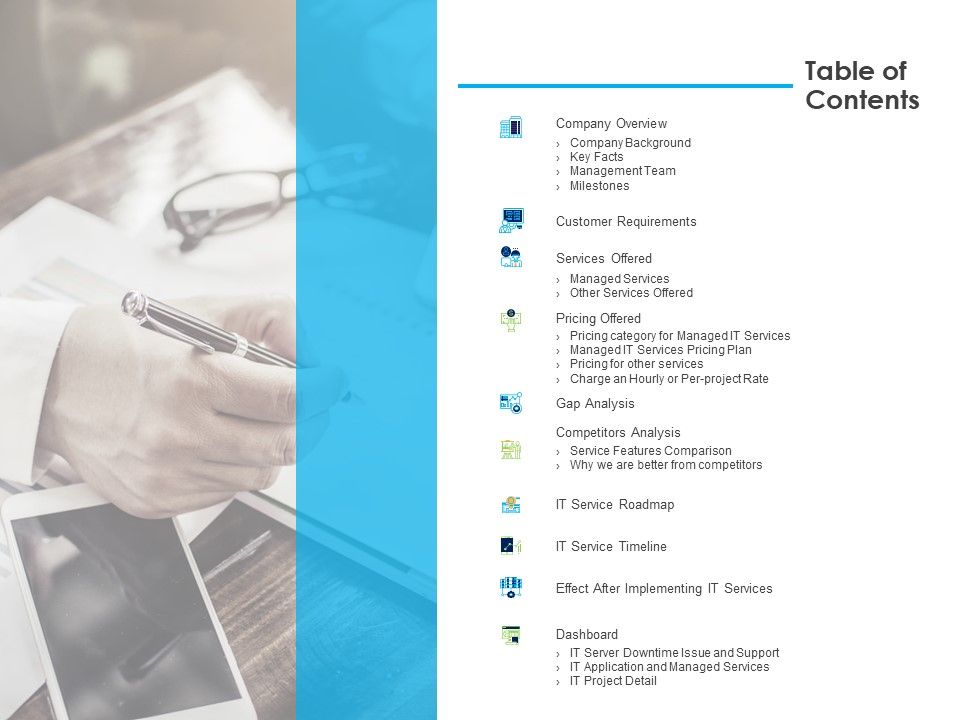 Managed_IT_Services_Pricing_Model_Table_Of_Contents_Ppt_Outline_Visuals_PDF_Slide_1.jpg