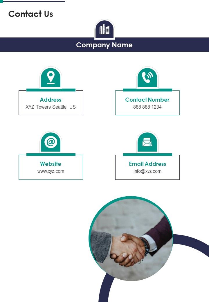 Management Advisory Proposal Contact Us One Pager Sample Example Document Slide01