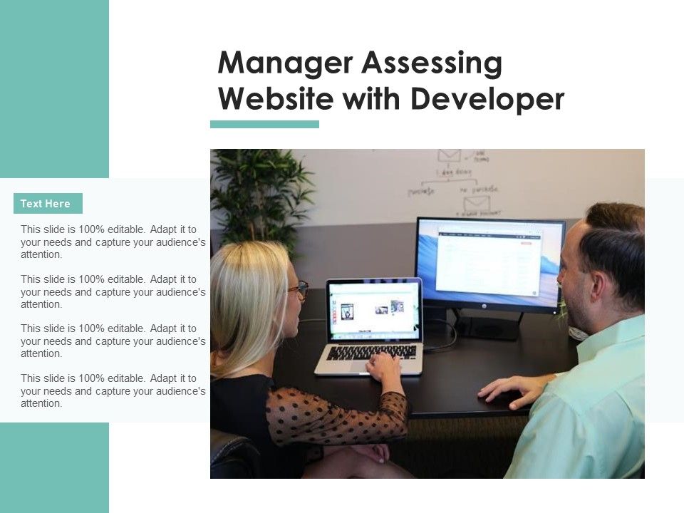 Manager_Assessing_Website_With_Developer_Ppt_PowerPoint_Presentation_Gallery_Topics_PDF_Slide_1.jpg