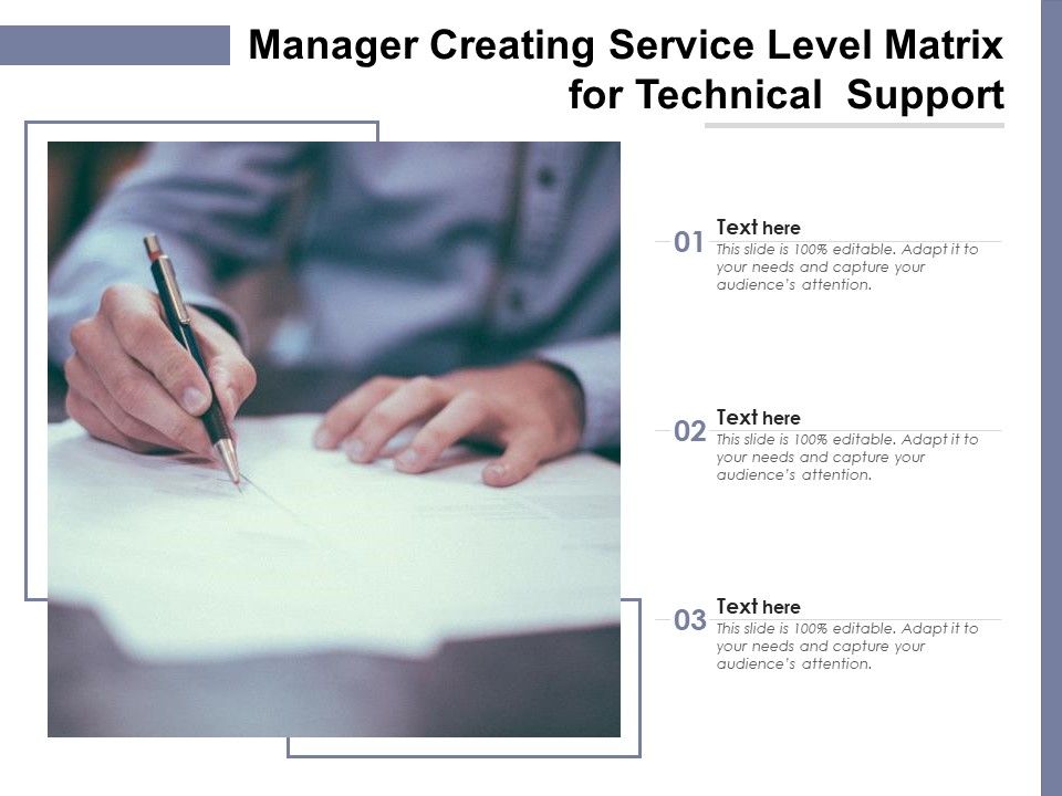 Manager_Creating_Service_Level_Matrix_For_Technical_Support_Ppt_PowerPoint_Presentation_File_Graphics_Download_PDF_Slide_1.jpg