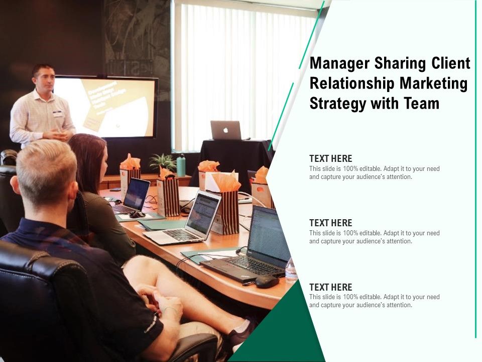 Manager_Sharing_Client_Relationship_Marketing_Strategy_With_Team_Ppt_PowerPoint_Presentation_File_Graphics_Tutorials_PDF_Slide_1.jpg