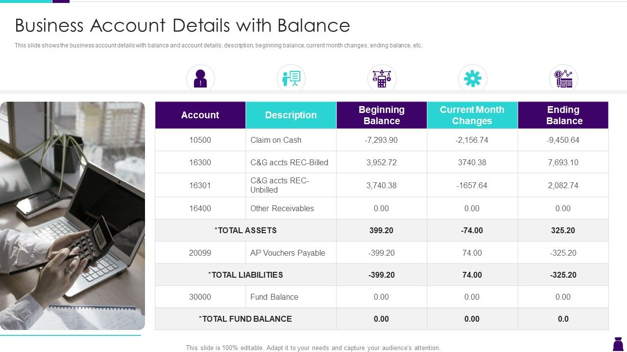 Managing_Accounts_Receivables_For_Positive_Cash_Flow_Business_Account_Details_With_Balance_Summary_PDF_Slide_1.jpg