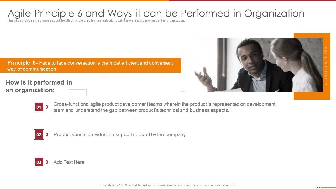 Manifesto_For_Agile_Software_Development_Agile_Principle_6_And_Ways_It_Can_Be_Performed_In_Organization_Professional_PDF_Slide_1.jpg