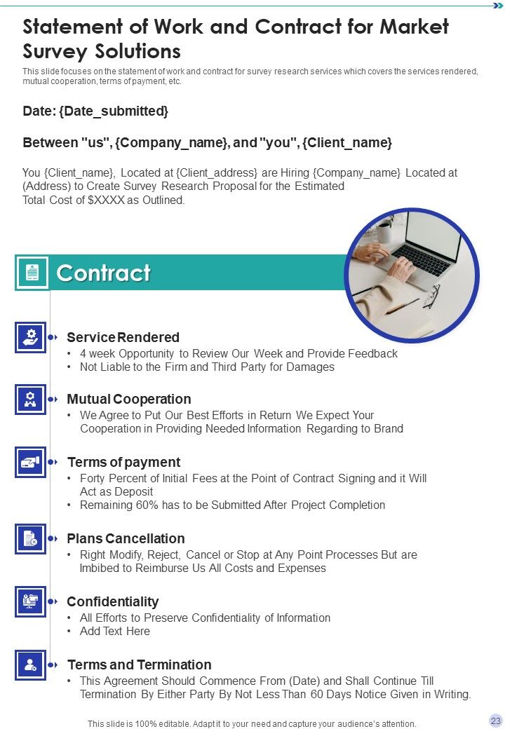 Market Survey Solutions Proposal Example Document Report Doc Pdf Ppt
