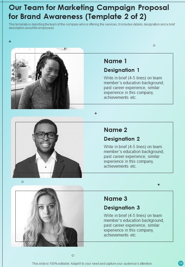 Marketing Campaign Proposal For Brand Awareness Example Document Report Doc Pdf Ppt