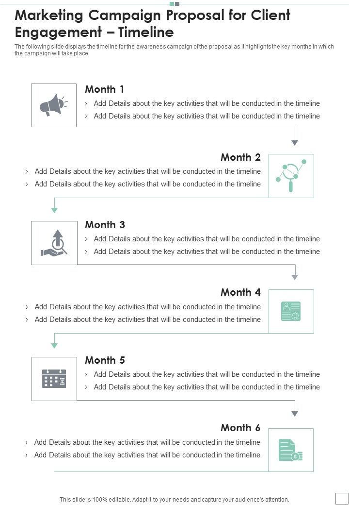 Marketing Campaign Proposal For Client Engagement Example Document Report Doc Pdf Ppt